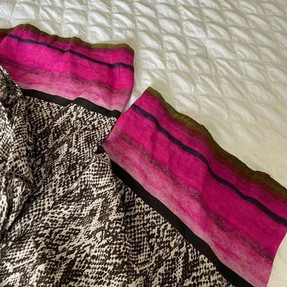 Anthropologie blank snake off shoulder romper - Picture 8 of 9